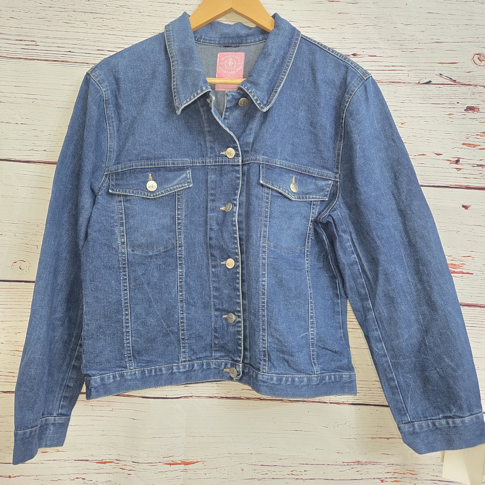 Monte Carlo Women’s Denim Jacket Size M Classic Blue Jean Jacket